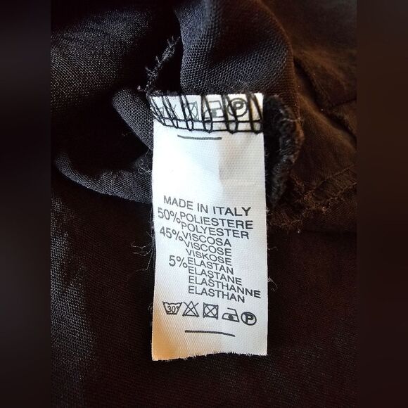 Florencia black tiered dress with spaghetti straps, size M/L. - Picture 7 of 7